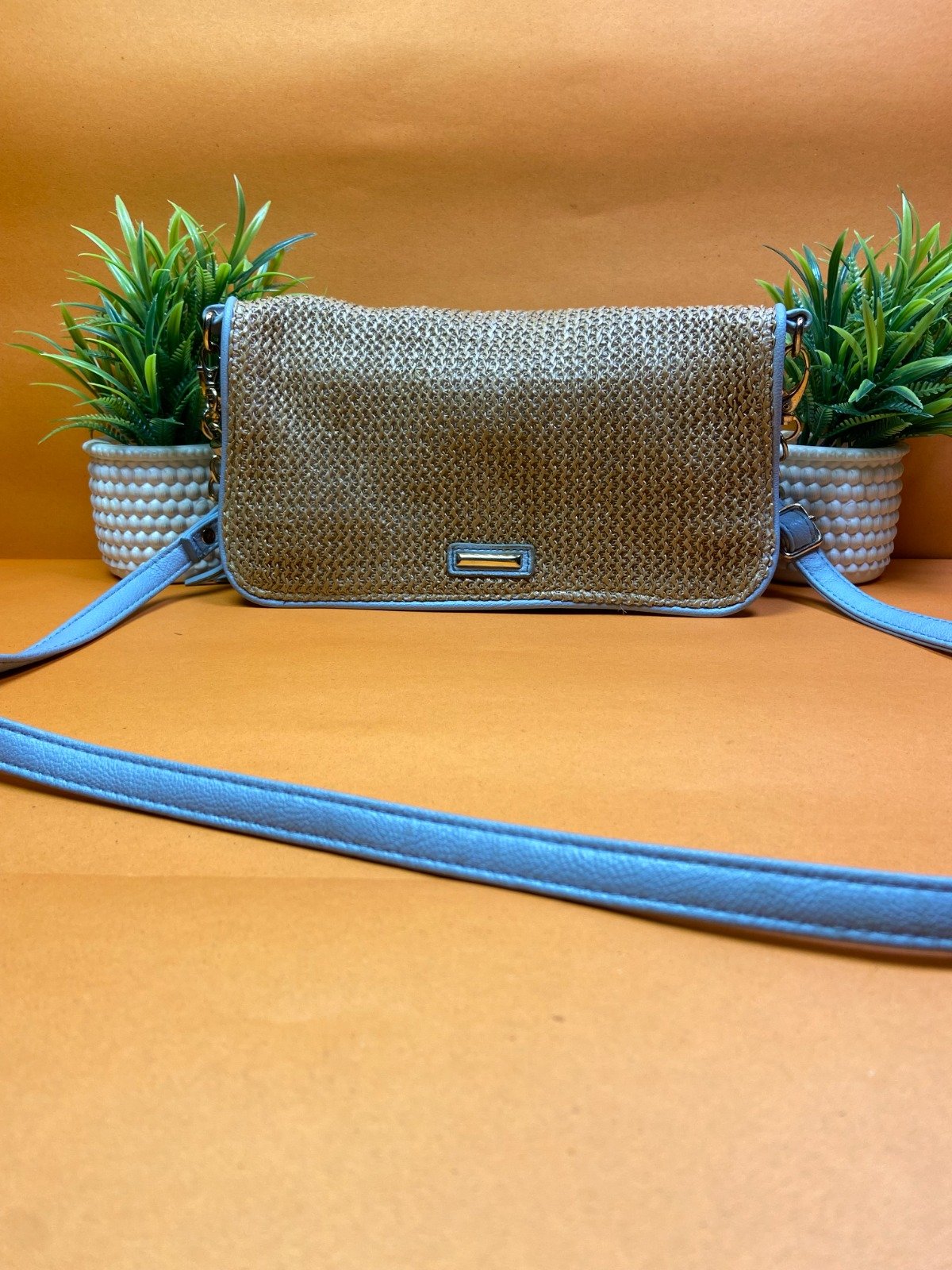 Beige Crossbody bag