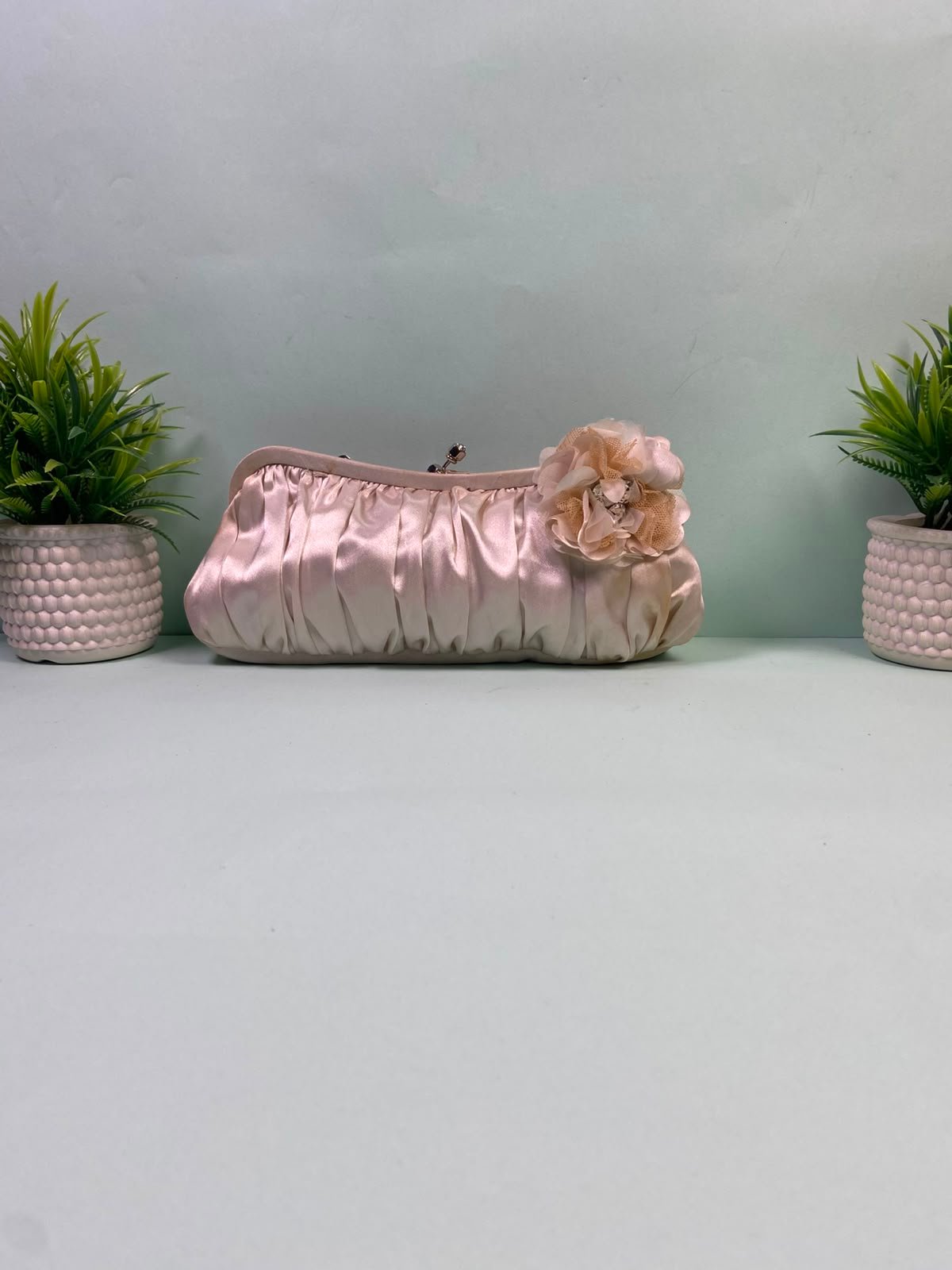 Blush Blossom Clutch