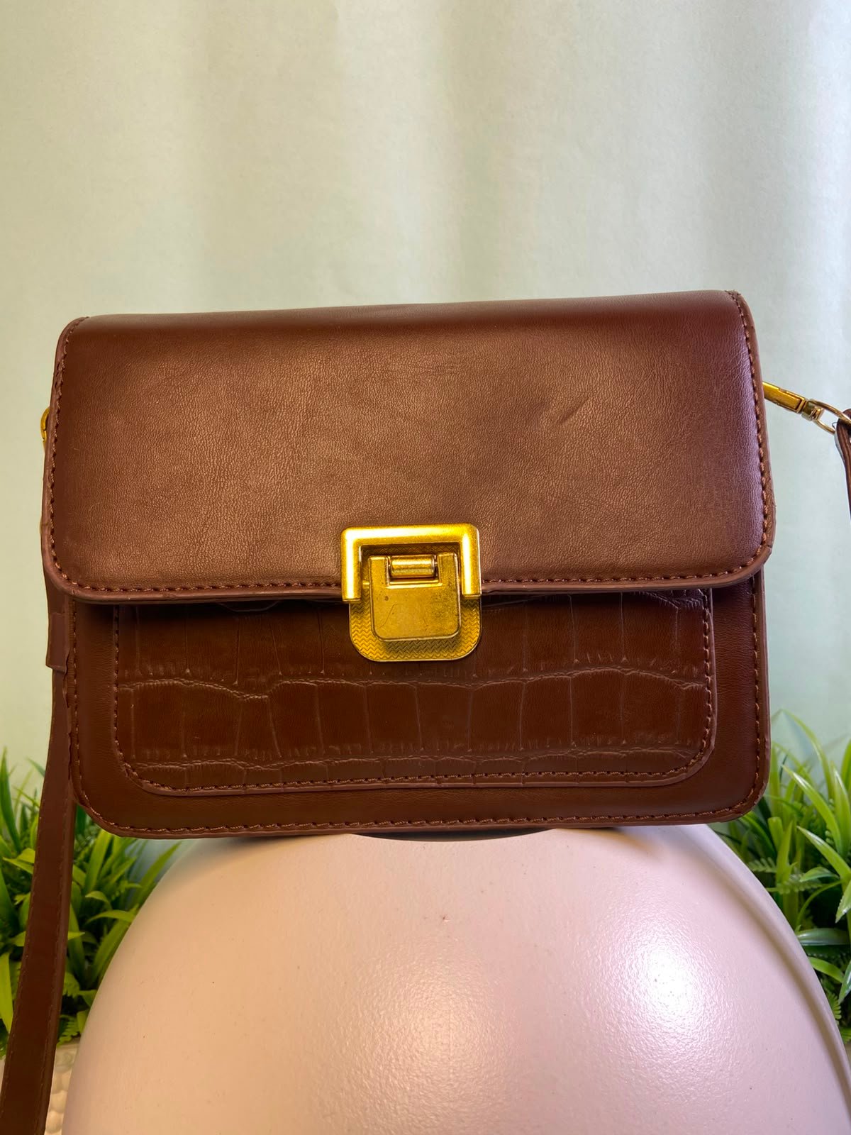 Classic Brown Crossbody Bag