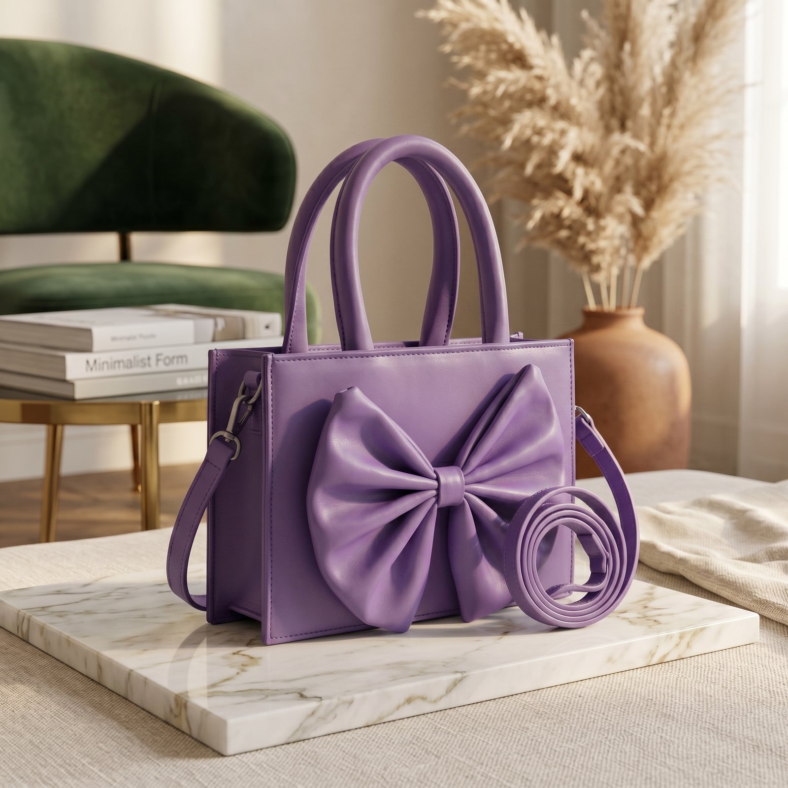 Elegant Bow Crossbody Bag