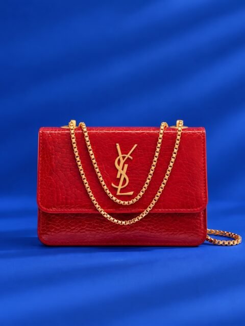 Red YSL Crossbody Bag