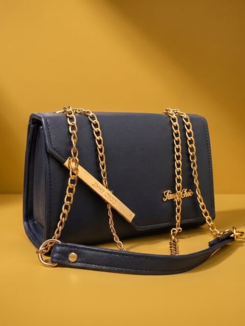 Black Chain Crossbody Bag