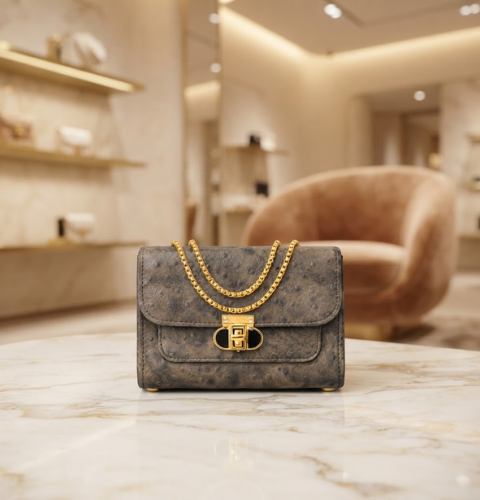 Double Chain Crossbody Bag