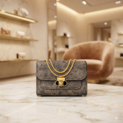 Double Chain Crossbody Bag