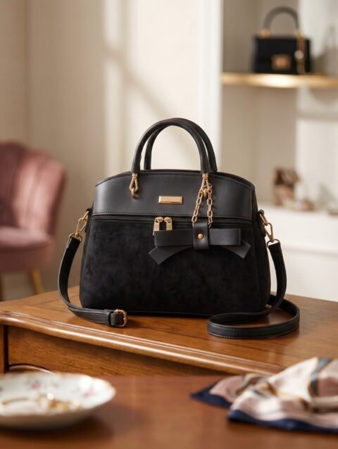 Textured Shoulder Bag