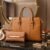 Classic Brown Structured Tote Bag
