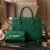 Classic Green Structured Tote Bag