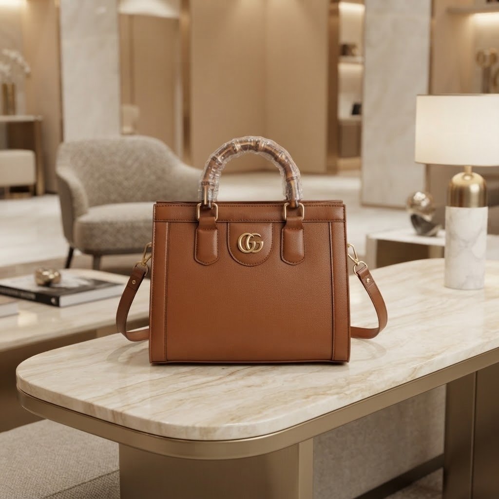 Brown Gucci Hand Bags