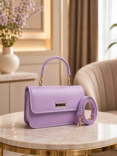 Jimmy Choo Lavender Hand Bag