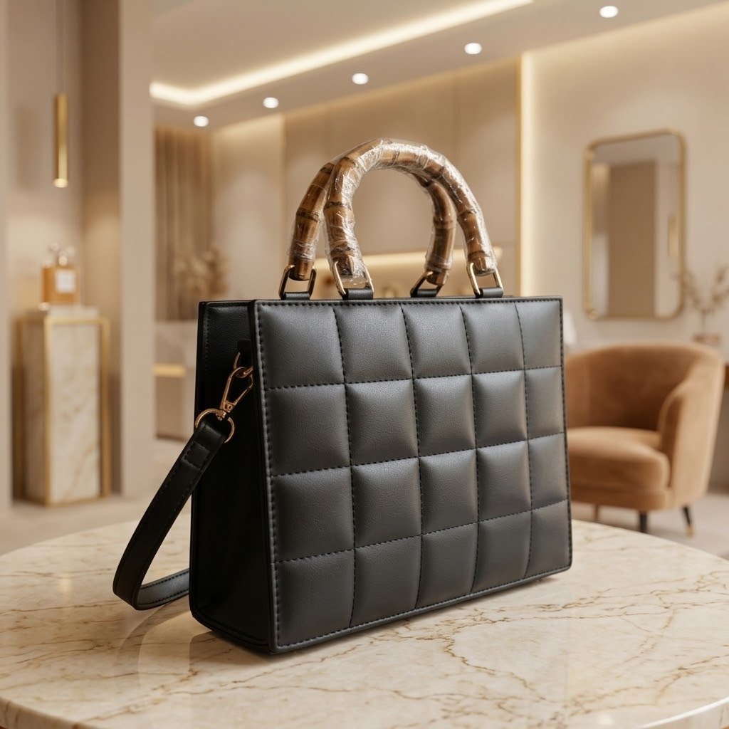 Cross Stich Elegant Tote Bag