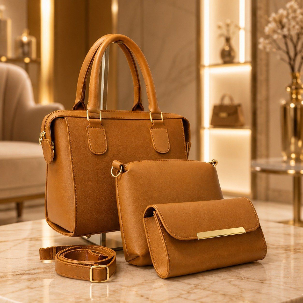 Classic 3-Piece Tote Bag o