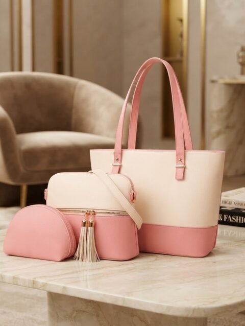 Branded 3-Piece Tote Bag