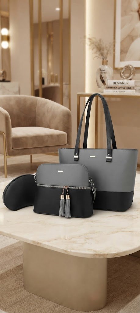 Fashion 3-Piece Tote Bag