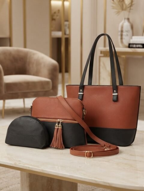 Modern 3-Piece Tote Bag