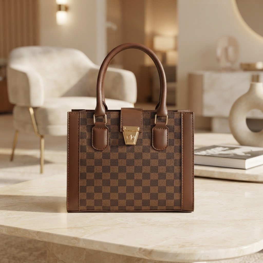 Premium Check Hand Bag