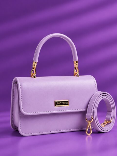 Jimmy Choo Lavender Hand Bag