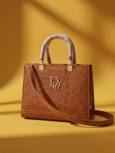 Brown Dior Hand Bag