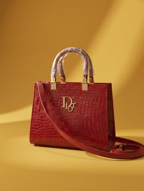 Red Dior Hand Bag