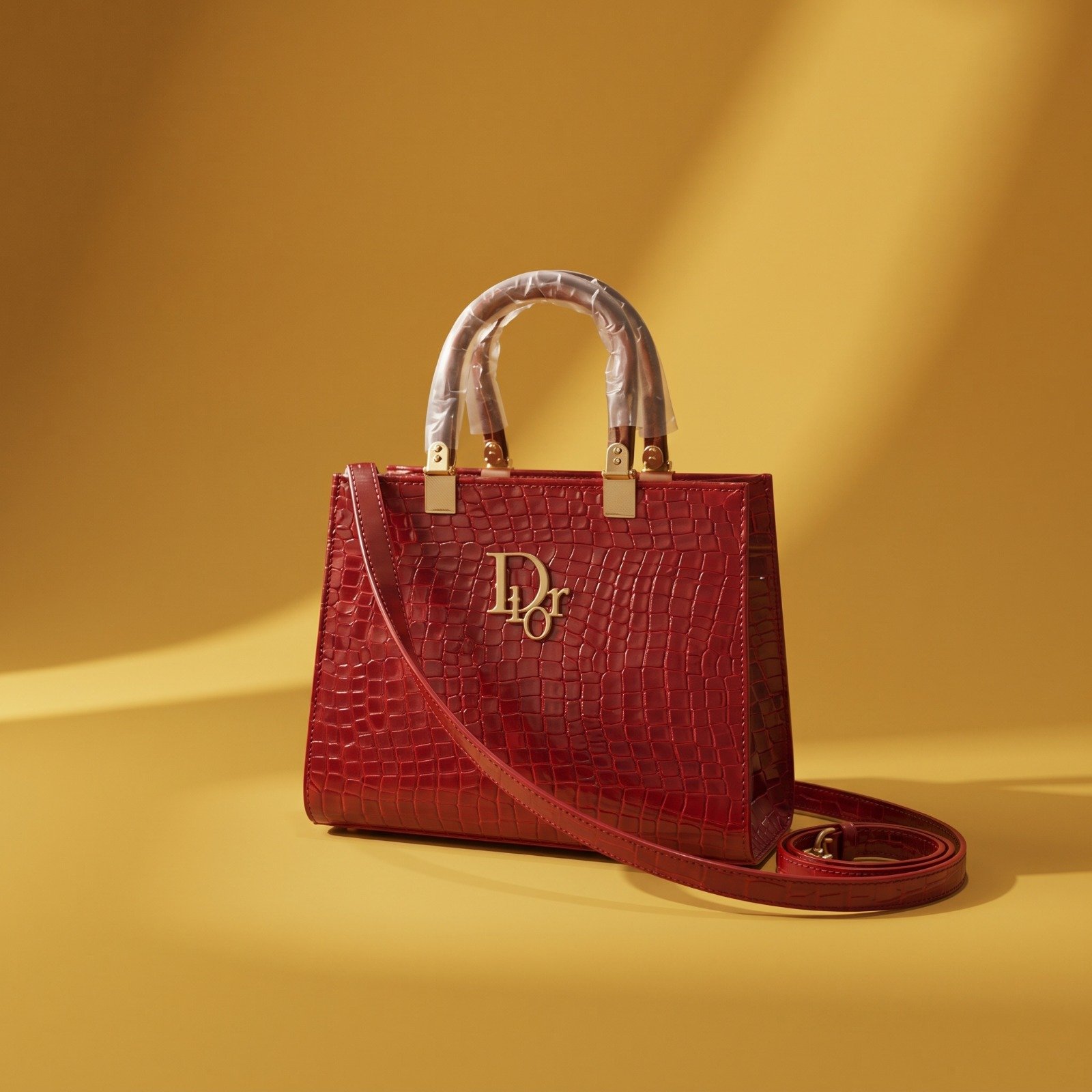 Red Dior Hand Bag