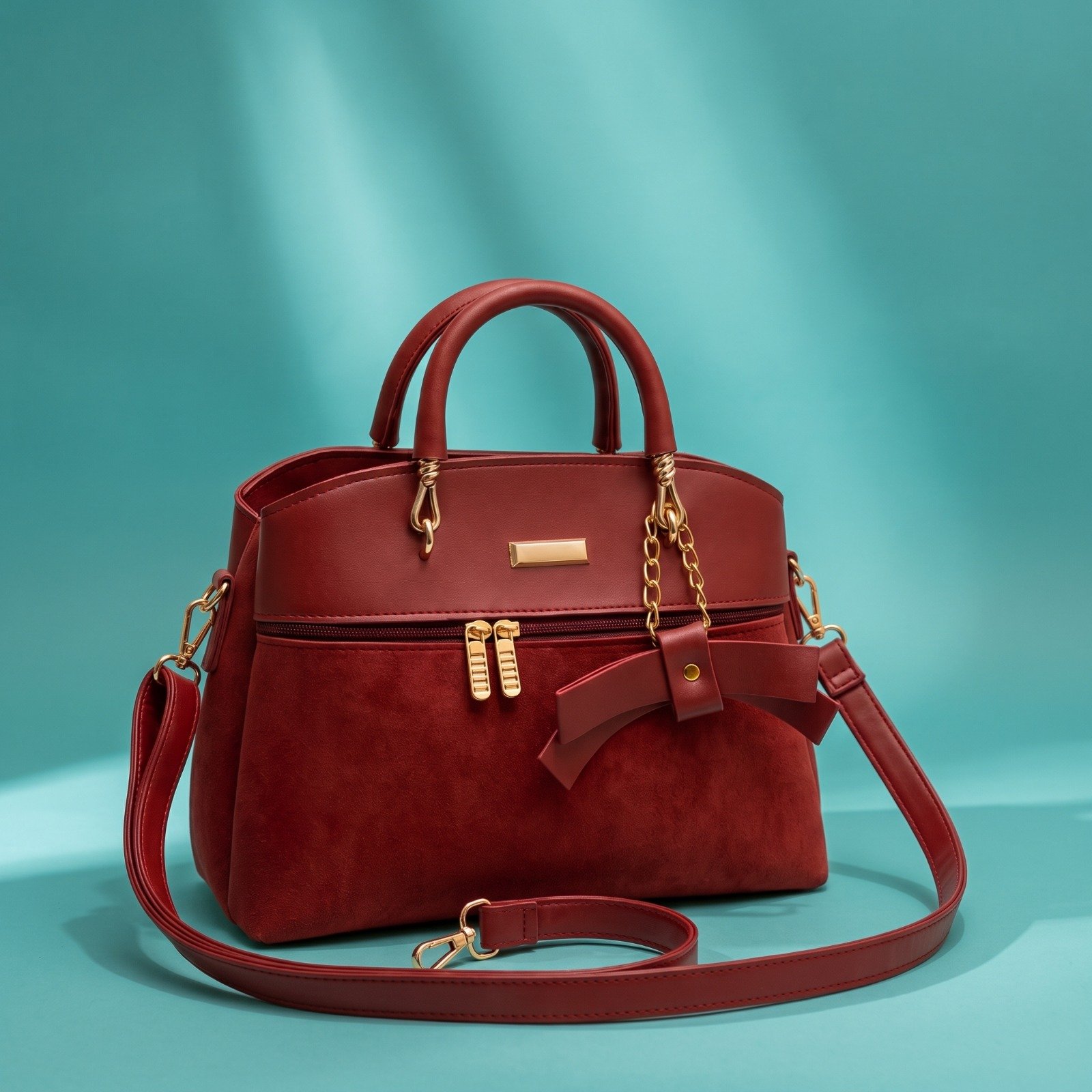 Classic Velvet Shoulder Bag