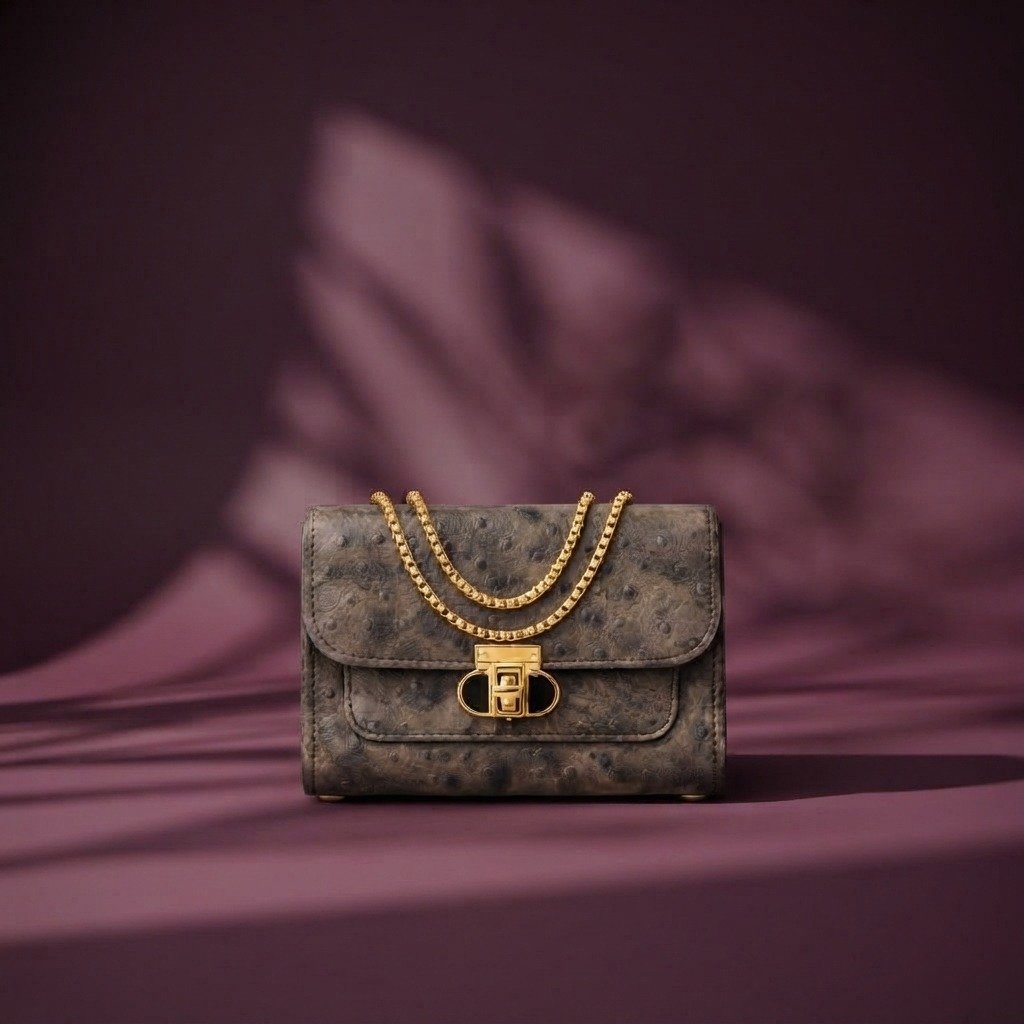 Double Chain Crossbody Bag