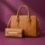 Classic Brown Structured Tote Bag