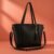 Black Polished Tote Bag
