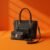 Stylish Double Zipper Tote Bag