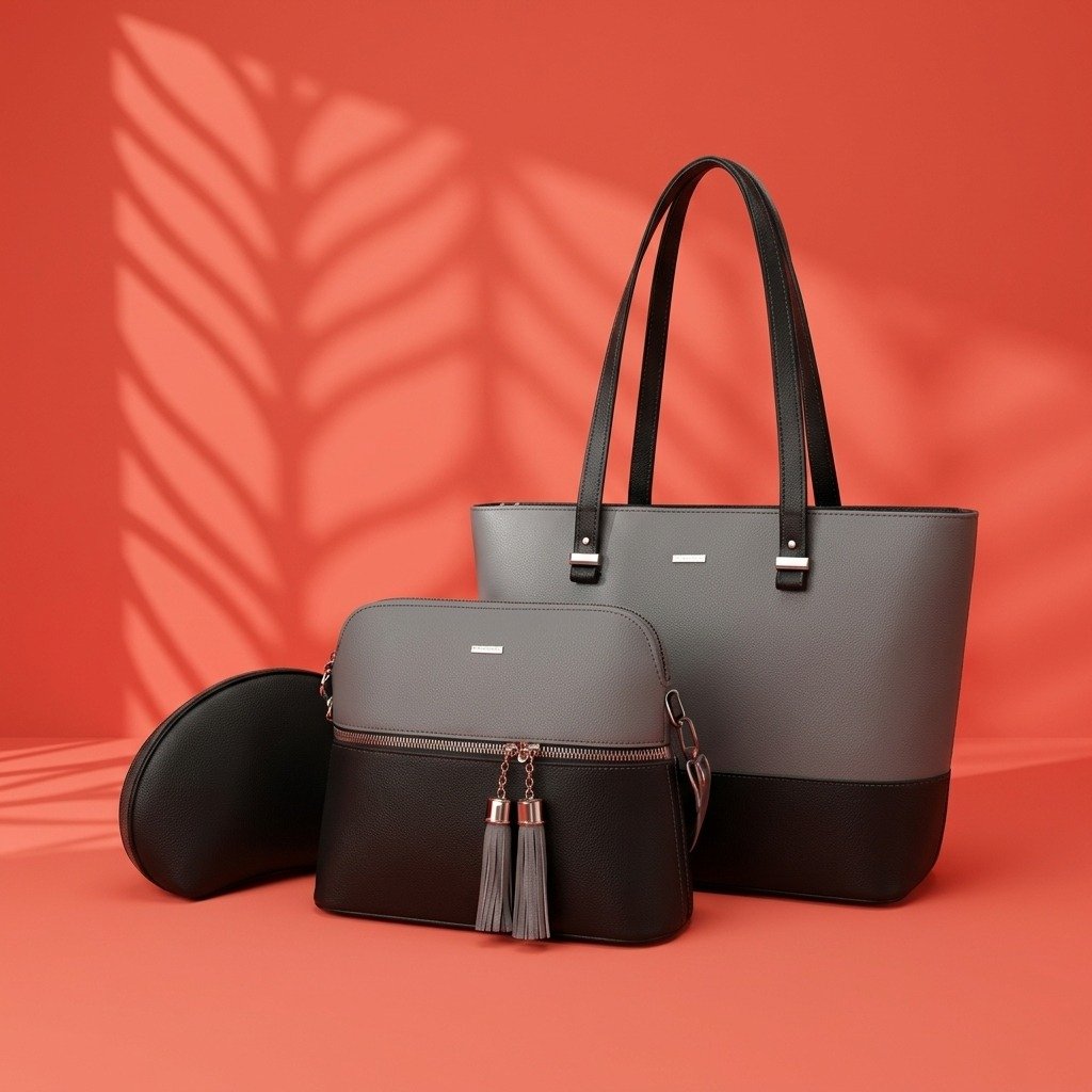 Fashion 3-Piece Tote Bag