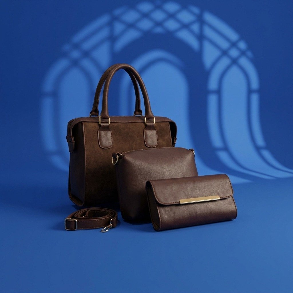 Luxury 3-Piece Tote Bag