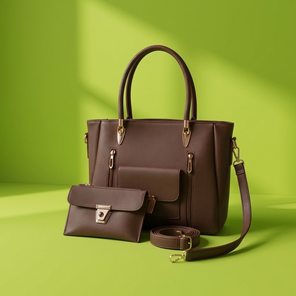 Premium Double Zipper Tote Bag
