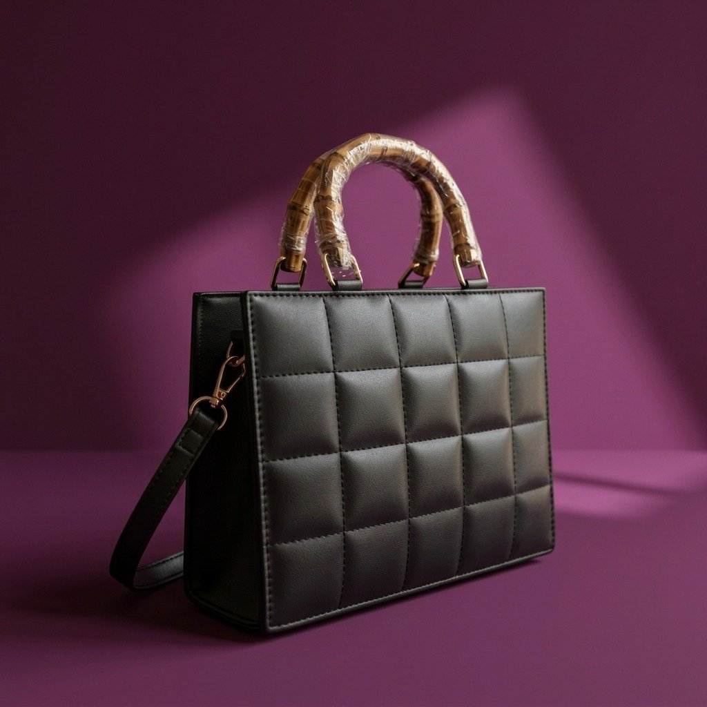 Cross Stich Elegant Tote Bag