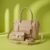 Elegant Double Zipper Tote Bag