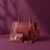 Classic Double Zipper Tote Bag