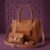 Large Double Zipper Tote Bag