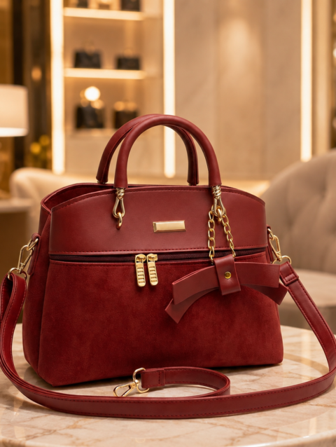 Classic Velvet Shoulder Bag