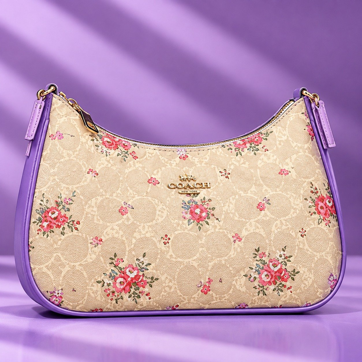 Coach Floral Shoulder Bag