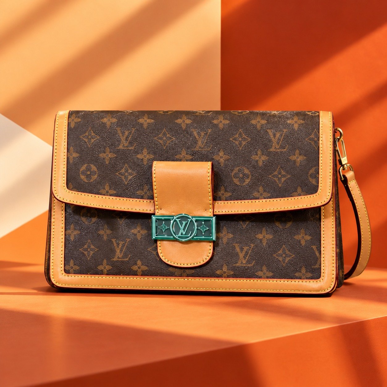 LV Printed Crossbody Bag