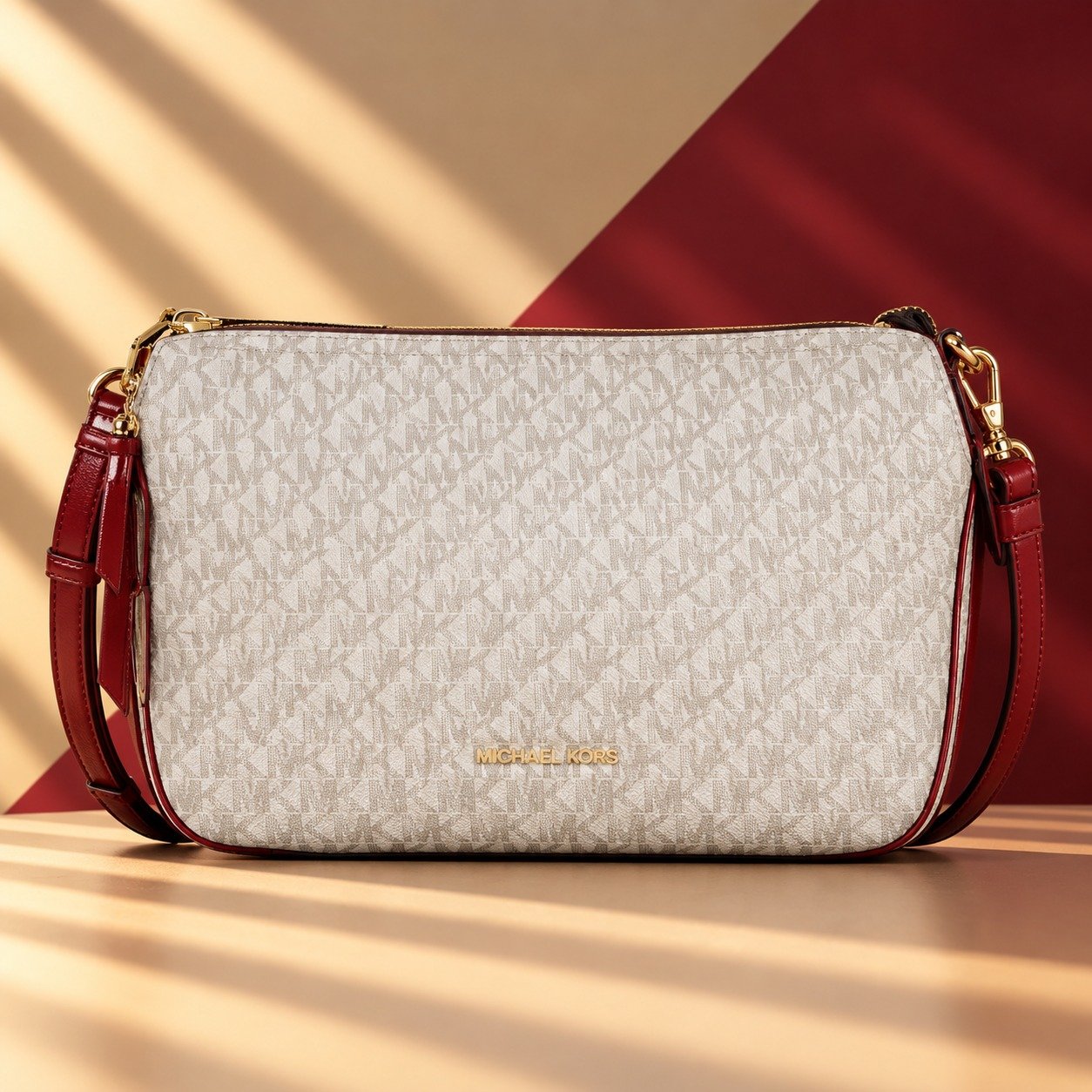 MK Printed Shoulder Bag